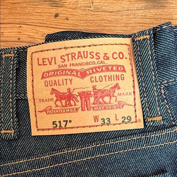 *NWT* Levi's Men's Dark Blue Bootcut Jeans - Picture 3 of 3